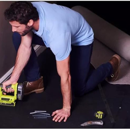 Ryobi 18-Volt ONE+ Cordless Compression Drive 3/8 in. Crown Stapler (Tool Only) P317