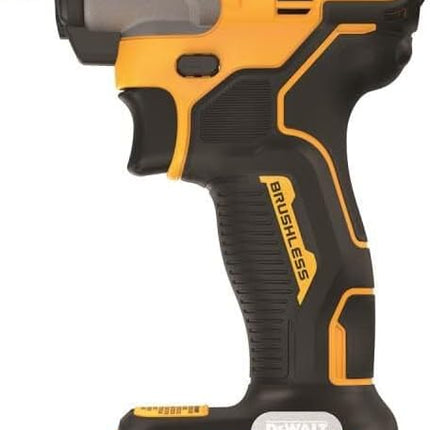 DEWALT 20V MAX* 1/4 in. Brushless Cordless Impact Driver (Tool Only) (DCF840B)
