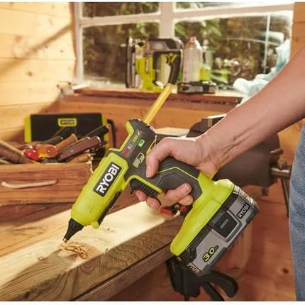 RYOBI ONE+ 18V Cordless Dual Temperature Glue Gun (Tool Only) with Tips