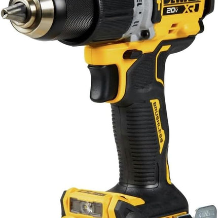 DEWALT 20V MAX Hammer Drill, 1/2", Cordless and Brushless, Compact With 2-Speed Setting, Bare Tool Only (DCD805B)