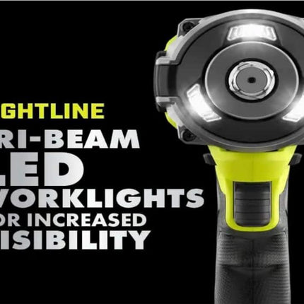 RYOBI - ONE+ HP 18V Brushless Cordless 4-Mode 1/2 in. High Torque Impact Wrench (Tool Only) - PBLIW01B