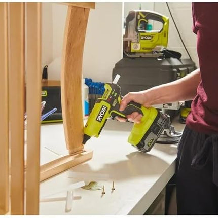 RYOBI ONE+ 18V Cordless Dual Temperature Glue Gun (Tool Only) with Tips