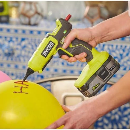 RYOBI ONE+ 18V Cordless Dual Temperature Glue Gun (Tool Only) with Tips