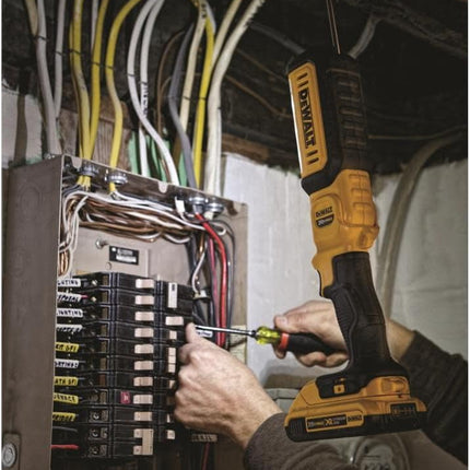 DEWALT 20V MAX LED Work Light, Rechargeable Flashlight, Pivoting Head, Bare Tool Only (DCL050)