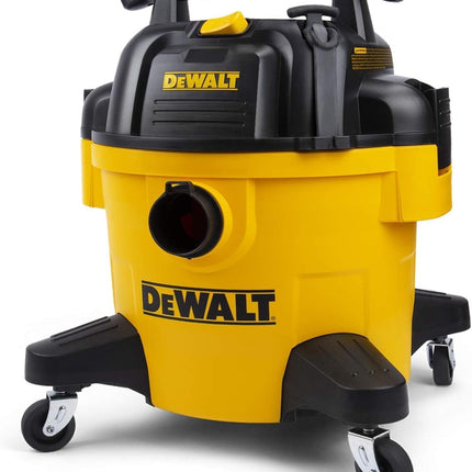 DEWALT DXV06PZ 4 Peak HP Shop Vacuums Wet/Dry, 6 Gallon Poly Wet/Dry Vac, Heavy-Duty Shop Vacuum with Blower Function Yellow+Black