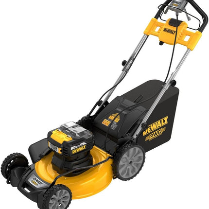 DEWALT 20V MAX Lawn Mower, Cordless, Rear Wheel Drive, Self-Propelled with Batteries & Charger (DCMWSP255Y2)