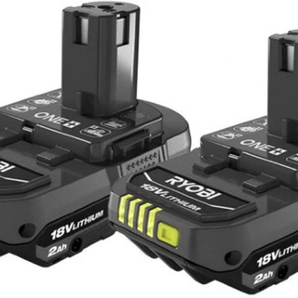 RYOBI ONE+ 18V High Performance Lithium-Ion 2.0 Ah Compact Battery (2-Pack)