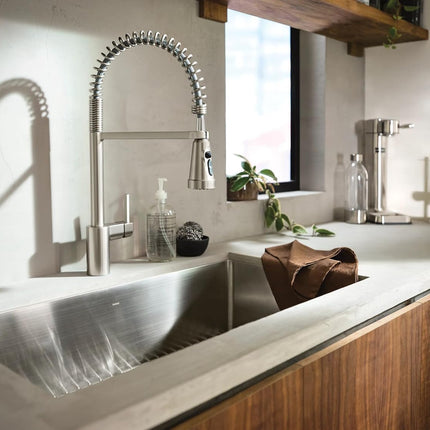 Moen Align F5923SRS Spot Resist Stainless 3-in-1 Water Filtration Pull-Down Kitchen Faucet