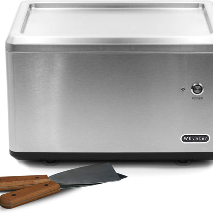 Whynter ICR-300SS 0.5-Quart Stainless Steel Rolled Ice Cream Maker With Compressor