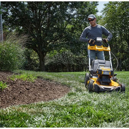 DEWALT 20V MAX Lawn Mower, Cordless, Rear Wheel Drive, Self-Propelled with Batteries & Charger (DCMWSP255Y2)