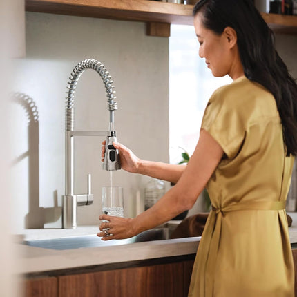 Moen Align F5923SRS Spot Resist Stainless 3-in-1 Water Filtration Pull-Down Kitchen Faucet