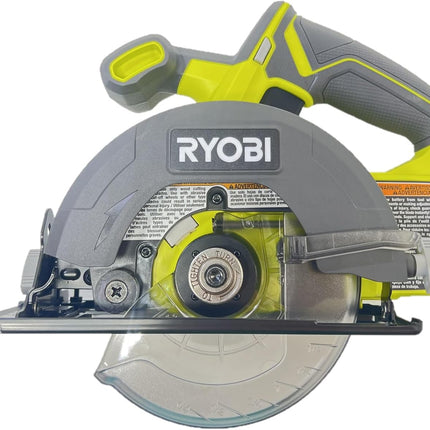Ryobi One P505 18V Lithium Ion Cordless 5 1/2" 4,700 RPM Circular Saw (Battery Not Included, Power Tool Only), Green
