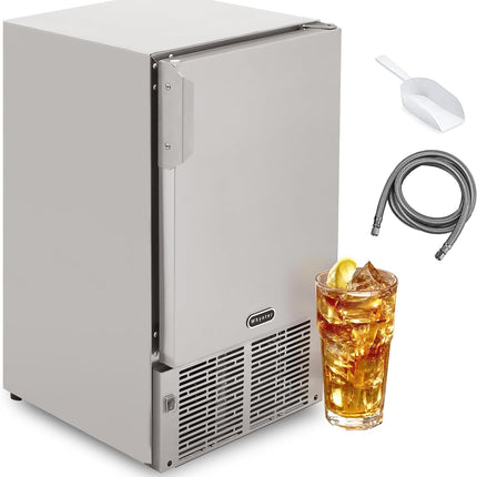 Whynter MIM-14231SS 14'' Undercounter Automatic Stainless Steel Marine 23lb Daily Output Ice Makers, One Size
