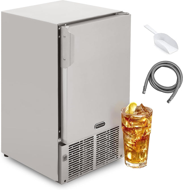 Whynter MIM-14231SS 14'' Undercounter Automatic Stainless Steel Marine 23lb Daily Output Ice Makers, One Size