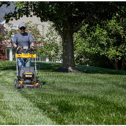 DEWALT 20V MAX Lawn Mower, Cordless, Rear Wheel Drive, Self-Propelled with Batteries & Charger (DCMWSP255Y2)