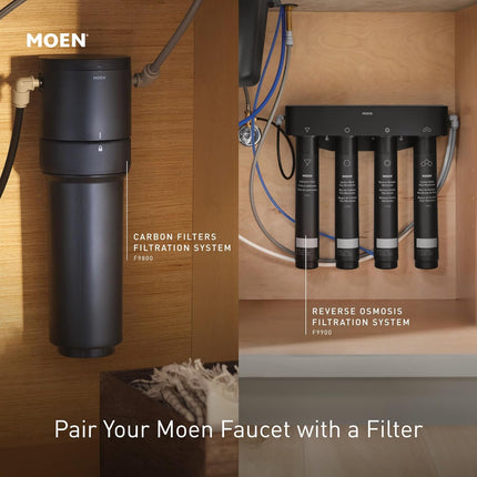 Moen Align F5923SRS Spot Resist Stainless 3-in-1 Water Filtration Pull-Down Kitchen Faucet