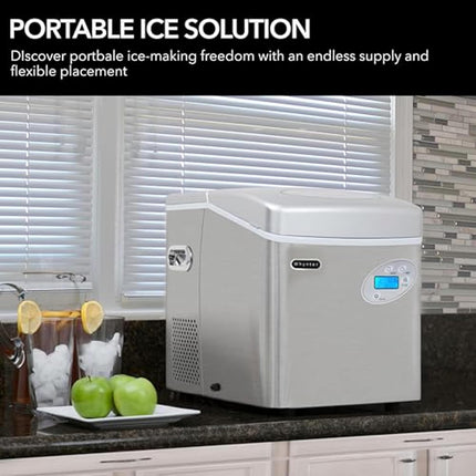 Whynter IMC-490SS Portable Ice Maker, 49-Pound, Stainless Steel